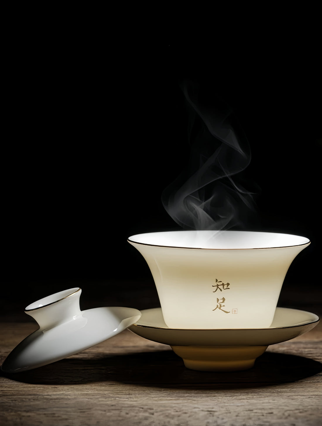 Calligraphy Ceramic Zhizu 110ml Gaiwan