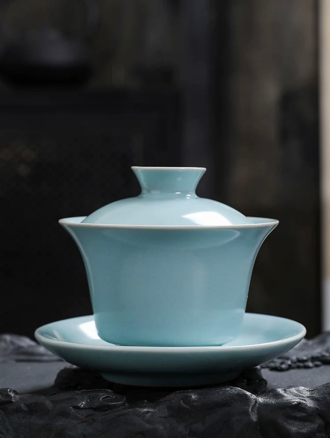 Longquan Celadon Teabowl,Ceramic Gaiwan